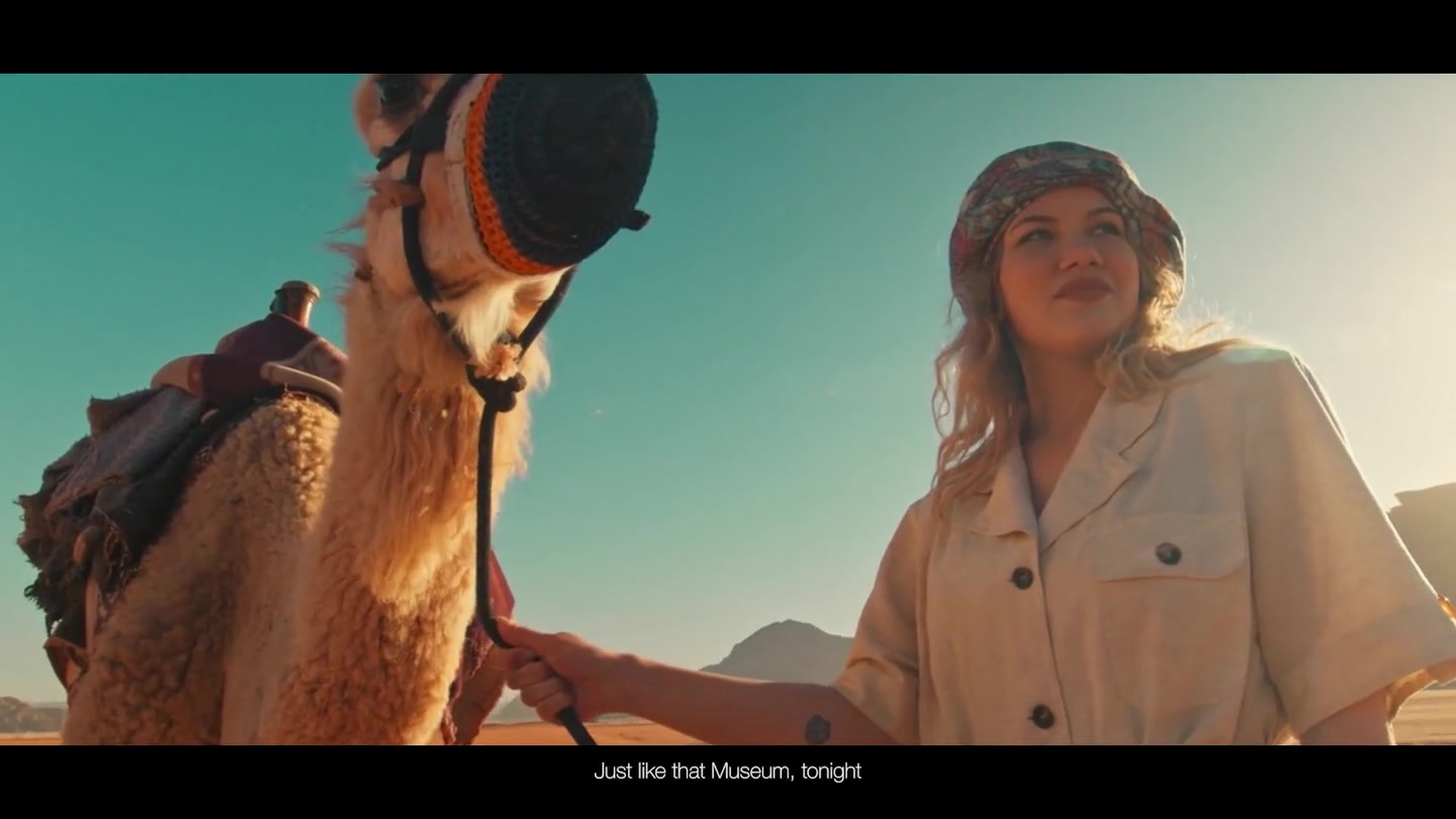 Egyptian imagery in the opening